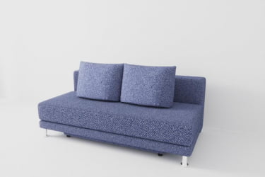 Диван Стандарт без подлокотников (Берхоусе) Цвет фасада: Виолет; Тип: Прямой; Материал фасада: Рогожка / (Berhouse)