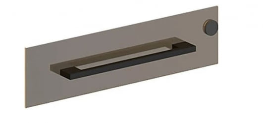 Комплект фурнитуры для стеклянных дверей ЕНИО ММГТ 42-Ф Черный / ENIO MMGT 42-F