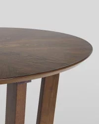 Стол из массива дерева КАЙ 110кс110 Орех / KAY 110x110