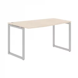 Стол письменный левый КСТЕН-К КСКCТ 149 Л Бук Тиара Алюминий / XTEN-Q XQCT L