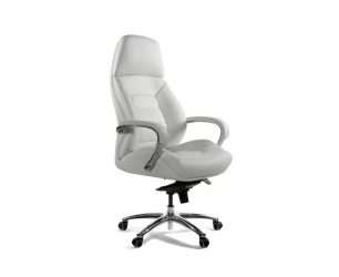 Кресло руководителя ПОРСCХЕ иворй леатхер / PORSCHE ivory leather