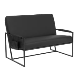 Диван Чарли ЛУКС Д/Чарли Люкс экокожа , Шарп Черный / Charli LUX Sharp