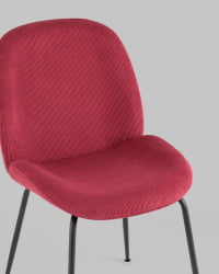 Стул Беетле велюр Красный / Beetle