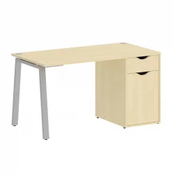 Стол письменный ХОМЕ ОФФИCЕ ВР.СП-3-138.1.А Клен/Серый металл / HOME OFFICE VR.SP-3-138.1.A