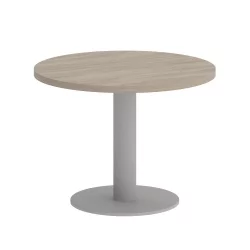 Стол журнальный круглый ХОМЕ ОФФИCЕ ВР.СП-5-60.1Г Дуб Аттик/Серый металл / HOME OFFICE VR.SP-5-60.1G