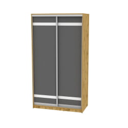 Шкаф-купе Б-220х120х60-1(ДВ-Графит-Д9Д9) / B-220х120х60-1(ДВ-Графит-D9D9)