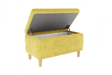 Пуф Чарли 2 ПМ-004.2 янтарь (велюр) / PM-004.2