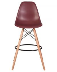 Стул барный ДОБРИН ДСВ БАР (ножки светлый бук, цвет сливовый (Р-13)) 2 шт / DOBRIN DSW BAR (R-13))