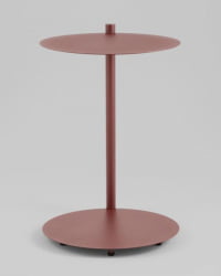 Журнальный столик Сиара металл бордовый / Siara