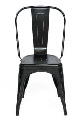 Стул ЛОФТ CХАИР (мод. 012) металл, 45*35*85см, черный/блаcк винтаге / LOFT CHAIR (mod. черный/black vintage