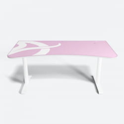 Компьютерный стол Ароззи Арена Гаминг Деск - Вхите-Пинк / Arozzi Arena Gaming Desk White-Pink