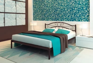 Кровать 180 на 190 Надежда 1800х1900 Коричневая