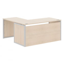 Угловой компьютерный стол КСТЕН-КП КСКПCТ 1615Х Р Бук Тиара Серый / XTEN-QP XQPCT 1615H R