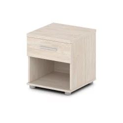 Тумба прикроватная с ящиком Орната 	Н-490 Дуб Верцаска Светлый / Ornata