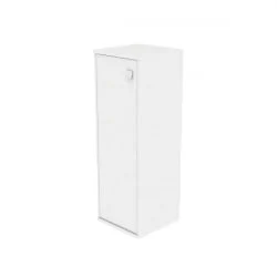 Шкаф средний узкий левый СТЙЛЕ Л.СУ-2.3 Л Белый / STYLE