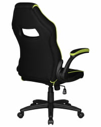 Кресло игровое ДОБРИН РИCК (черно-светло-зеленый) / DOBRIN RICK