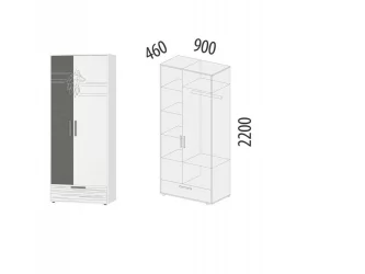 Детский шкаф Аляска 501.01