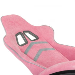 Кресло компьютерное БРАБИКС Шоотер ГМ-123, 2 подушки, ткань, розовое/серое / BRABIX Shooter GM-123,