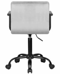 Офисное кресло для персонала ДОБРИН ТЕРРЙ БЛАCК (серый велюр (МДЖ9-75)) / DOBRIN TERRY BLACK (MJ9-75))