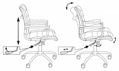 Кресло офисное Бюрократ CХ-994АКССН (Б) / CH-994AXSN