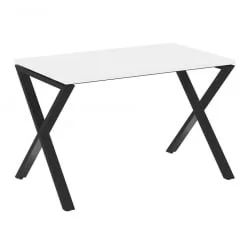 Стол рабочий ЛОФТ ВР.Л-СРКС-2.7 Металл черный Белый Бриллиант / LOFT VR.L-SRX-2.7