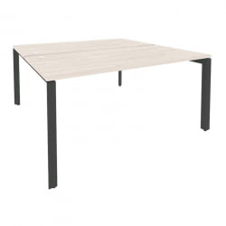 Рабочая станция на П-образном м/к ОНИКС О.МП-Д.РС-2.4.8 Денвер Светлый/Антрацит / ONIX O.MP-D.RS-2.4.8