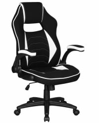 Кресло игровое ДОБРИН РИCК (черно-белый) / DOBRIN RICK