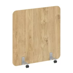 Перегородка на металлических опорах, на роликах Р-лине ДП.Р-120-120 Тиквуд Светлый / R-line DP.R-120-120