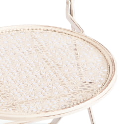 Стул Лове Чаир (ПЛ08-11140) стальной сплав, античный белый, 40х47,5х94 см / Love Chair (PL08-11140)