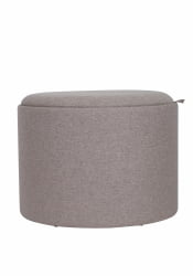 Пуф-столик с ящиком Хюгге Л рогожка Бежевый / L