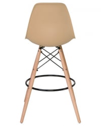 Стул барный ДОБРИН ДСВ БАР (ножки светлый бук, цвет сиденья бежевый (ГР-03)) 2 шт / DOBRIN DSW BAR (GR-03))