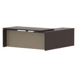 Стол руководителя левый Торр ЛУКС ТЛCТ 2020 Л Венге Магия Капучино / Torr LUX TLCT L