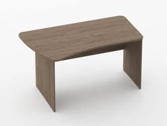 Стол эргономичный Глассй 1.12.14Л Дуб Верцаска / Glassy