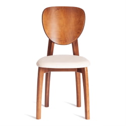 Стул ДИАМАНТЕ мягкое сидение бук, 42кс42кс85см, коричневый, ткань Тенерифе Cреам / DIAMANTE 42x42x85см, Tenerife Cream