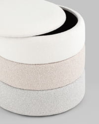 Пуф с ящиком Хиве КСС букле бежевый / Hive XS