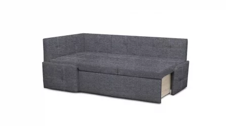 Кухонный уголок Вена рогожка Савана Плус Графит / Savana Plus Grafit