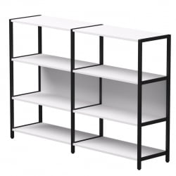 Набор стеллажных систем Еверпроф ЕВО №1 Белый Черный / Everprof EVO