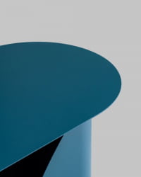 Журнальный столик Йваине металл синий / Yvaine