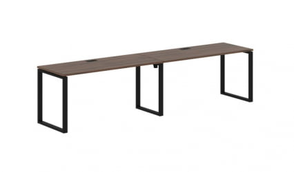 Бенч-система ЕДИС ЕКВСТ 3167 Дуб Денвер темный Черный / EDIS EQWST