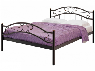 Кровать Надежда плус 1400х2000 Коричневая / plus