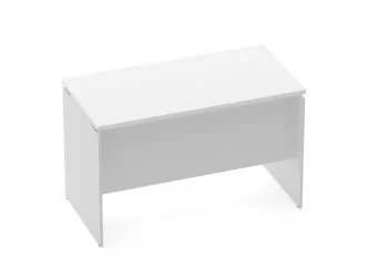 Стол прямой Дека ЛДСП каркас 75.06.12 Белый / Deka