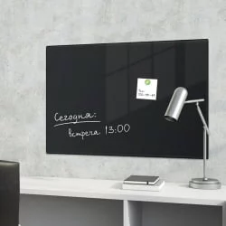 Доска магнитно-маркерная стеклянная БРАУБЕРГ 40х60 см Черная / BRAUBERG