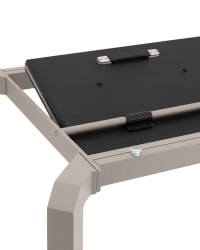 Стол обеденный Варден раскладной 160-220х90 см керамика серый / Varden