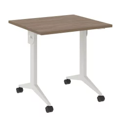 Стол складной мобильный КС-Пулл КС.М-0.7 Дуб Аризона/Белый / X-Pull X.M-0.7
