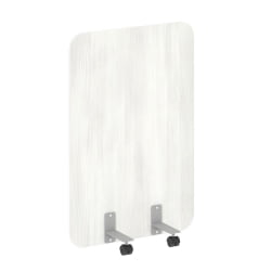 Перегородка на металлических опорах, на роликах Р-лине  ДП.Р-80-120 Снежная Патина / R-line DP.R-80-120