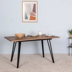 Стол раздвижной Диего 120-160 Галифакс Табак