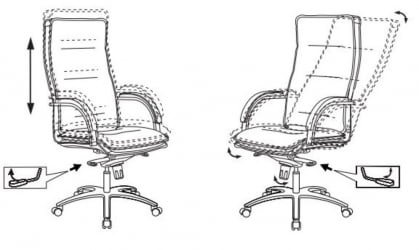 Кресло руководителя Бюрократ Т-9927СЛ Светло-коричневый / T-9927SL