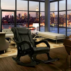 Кресло-качалка Модель 77 Венге/Верона Бровн / Venge/Verona Brown