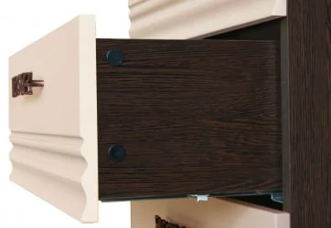 Комплект мебели для спальни Катрин №02 Дуб венге Белый песок Санчо крем Браун вуд