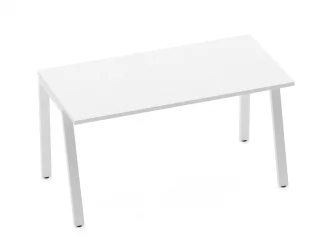 Стол прямой Дека Л-обр. каркас 73.07.14 Белый / Deka